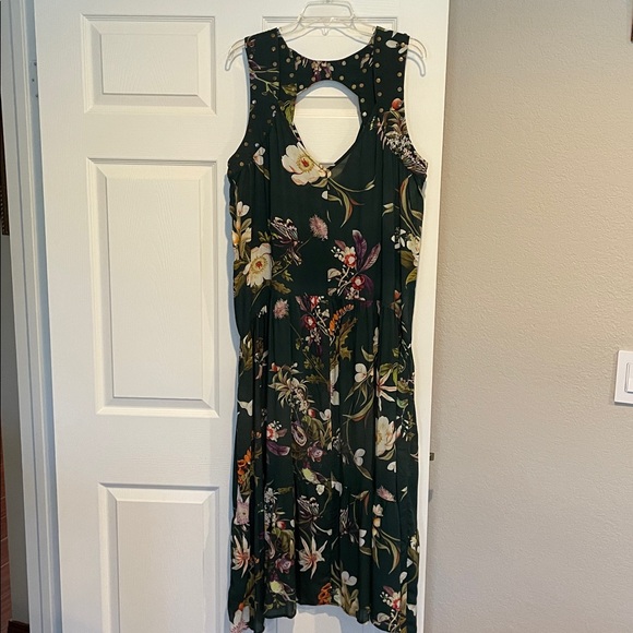 Anthropologie Studded Harness Midi Dress Size M - Picture 5 of 10